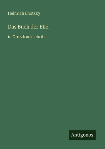 Das Buch der Ehe