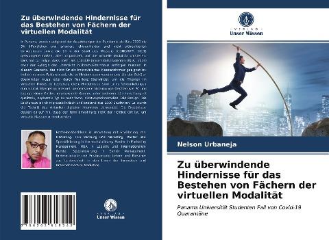 Zu überwindende Hindernisse für das Bestehen von Fächern der virtuellen Modalität