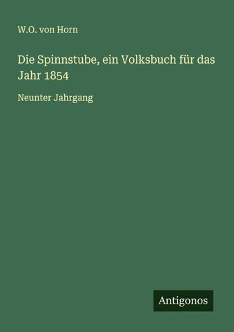 Die Spinnstube, ein Volksbuch für das Jahr 1854