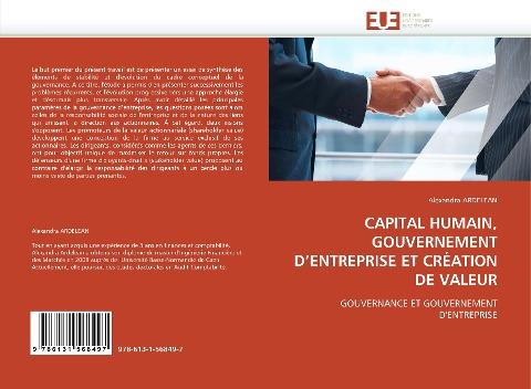 CAPITAL HUMAIN, GOUVERNEMENT D'ENTREPRISE ET CRÉATION DE VALEUR