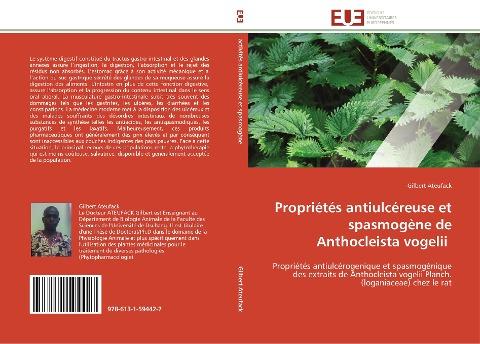 Propriétés antiulcéreuse et spasmogène de Anthocleista vogelii