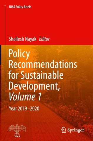 Policy Recommendations for Sustainable Development, Volume 1