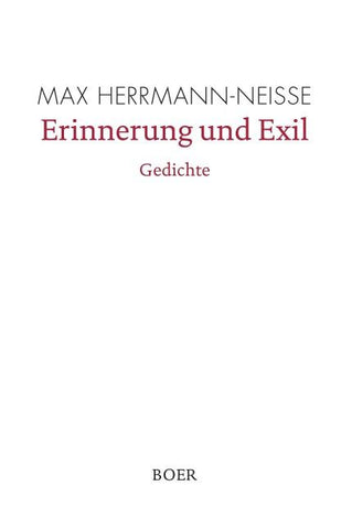 Erinnerung und Exil - Gedichte