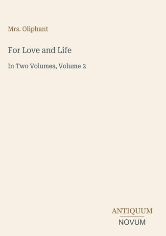 For Love and Life