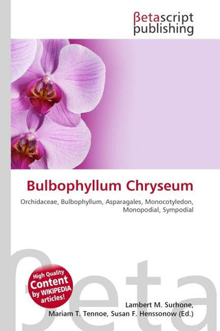 Bulbophyllum Chryseum