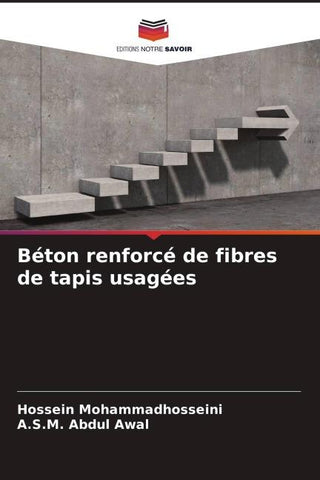 Béton renforcé de fibres de tapis usagées