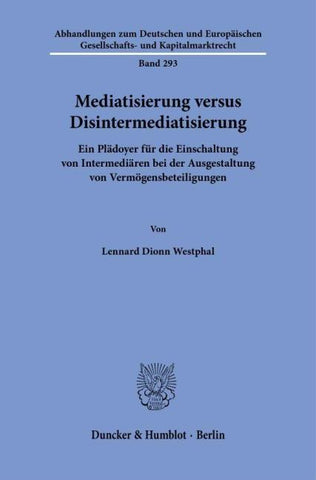 Mediatisierung versus Disintermediatisierung