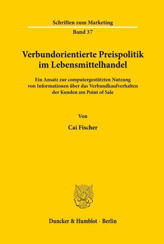 Verbundorientierte Preispolitik im Lebensmittelhandel.