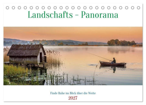 Landschafts - Panorama (Tischkalender 2027 DIN A5 quer), CALVENDO Monatskalender
