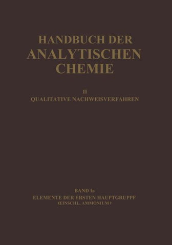 Elemente der Ersten Hauptgruppe Einschl. Ammonium