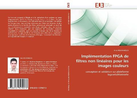 Implémentation FPGA de filtres non linéaires pour les images couleurs