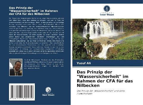 Das Prinzip der "Wassersicherheit" im Rahmen der CFA für das Nilbecken