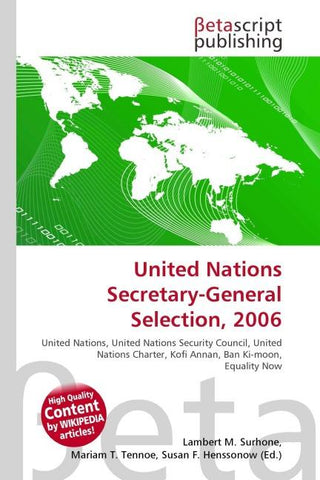 United Nations Secretary-General Selection, 2006