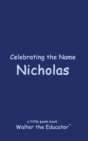 Celebrating the Name Nicholas
