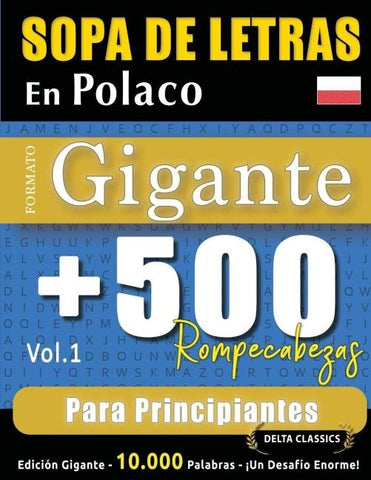 SOPA DE LETRAS EN POLACO FORMATO GIGANTE