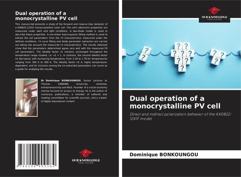 Dual operation of a monocrystalline PV cell