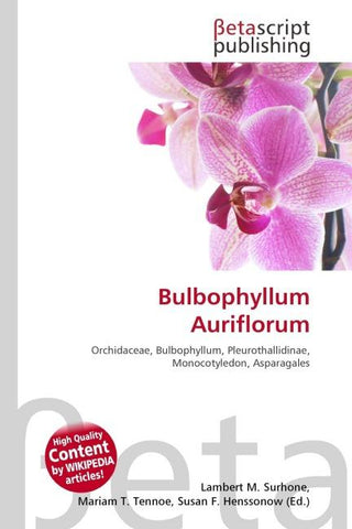 Bulbophyllum Auriflorum