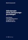 Ständemehr ohne Verfassungsgrundlage?