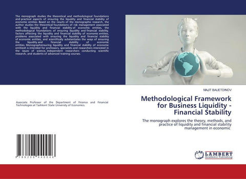 Methodological Framework for Business Liquidity - Financial Stability