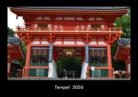 Tempel  2026 Fotokalender DIN A3