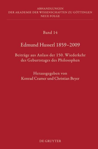 Edmund Husserl 1859–2009