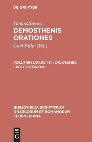 Orationes I–XIX continens