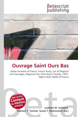 Ouvrage Saint Ours Bas