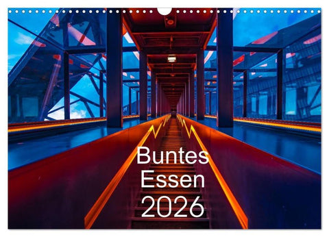 Buntes Essen 2026 (Wandkalender 2026 DIN A3 quer), CALVENDO Monatskalender