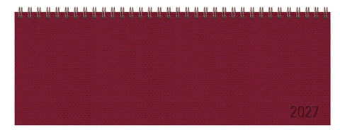 Tischkalender quer Professional Premium 2027 rot