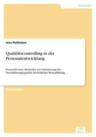 Qualitätscontrolling in der Personalentwicklung