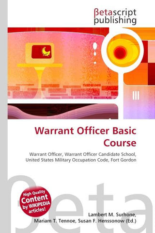 Warrant Officer Basic Course