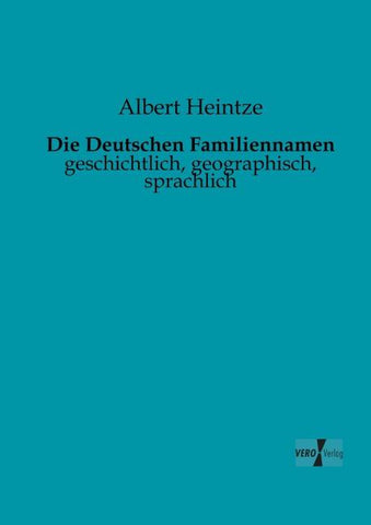 Die Deutschen Familiennamen