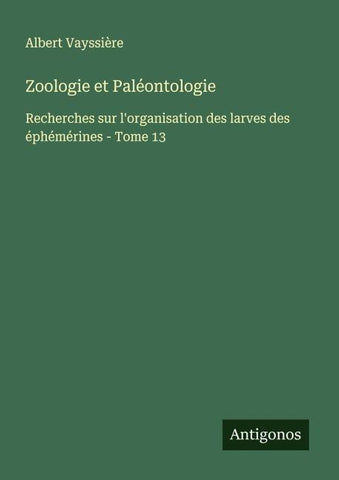 Zoologie et Paléontologie