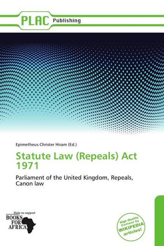 Statute Law (Repeals) Act 1971
