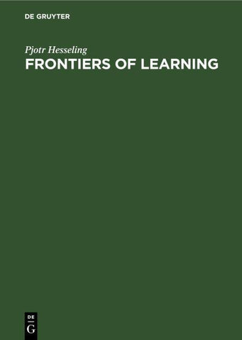 Frontiers of Learning