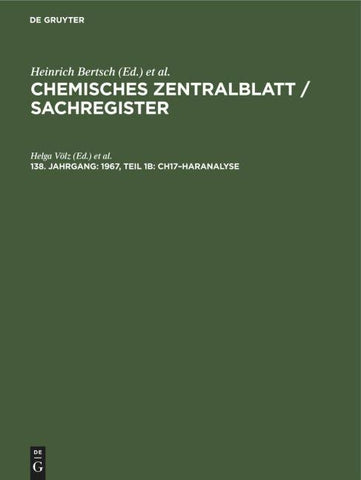 1967, Teil 1b: Ch17–Haranalyse