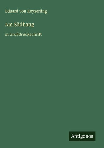 Am Südhang
