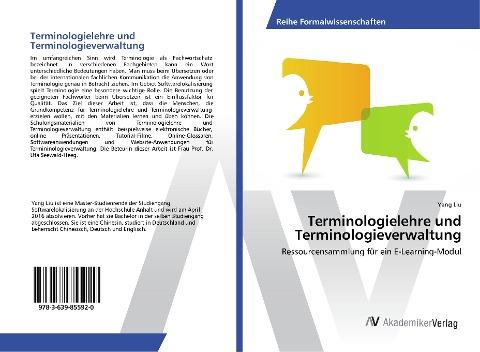 Terminologielehre und Terminologieverwaltung