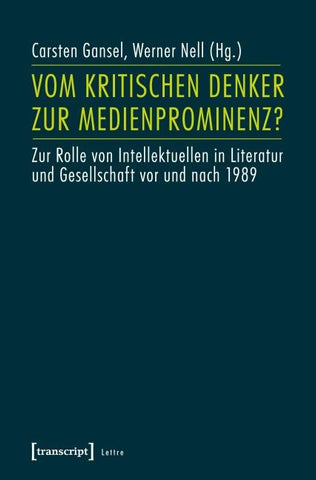 Vom kritischen Denker zur Medienprominenz?