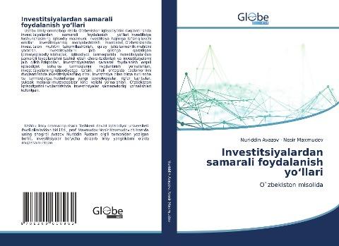 Investitsiyalardan samarali foydalanish yo'llari
