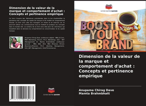 Dimension de la valeur de la marque et comportement d'achat : Concepts et pertinence empirique