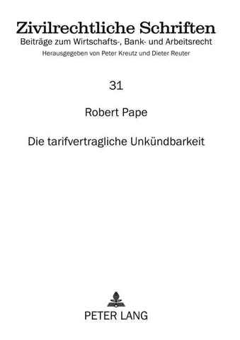 Die tarifvertragliche Unkündbarkeit