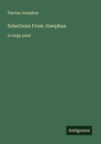 Selections From Josephus