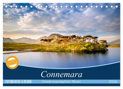 Connemara - Irlands ursprünglicher Westen (Tischkalender 2026 DIN A5 quer), CALVENDO Monatskalender