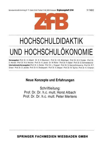 Hochschuldidaktik und Hochschulökonomie
