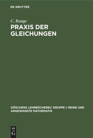 Praxis der Gleichungen