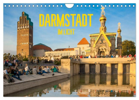 Darmstadt im Licht (Wandkalender 2026 DIN A4 quer), CALVENDO Monatskalender