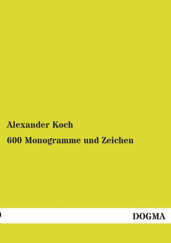 600 Monogramme und Zeichen