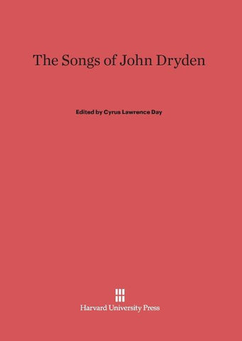 The Songs of John Dryden