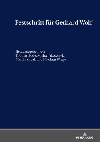 Festschrift für Gerhard Wolf